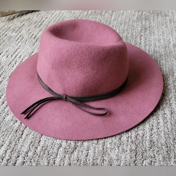 Women's Dusty Mauve Felt Hat - Picture 6 of 14